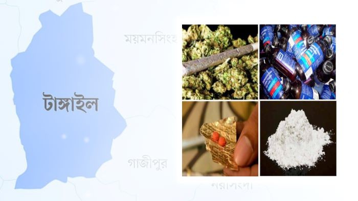 টাঙ্গাইলে হাত বাড়ালেই মিলছে মাদক, ভয়াবহ ঝুঁকিতে জেলার যুবসমাজ
